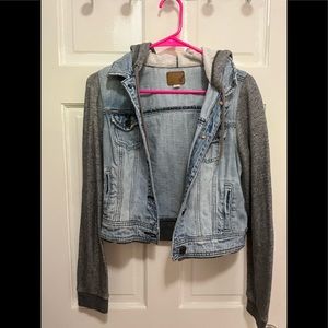 Hooded Denim Jacket